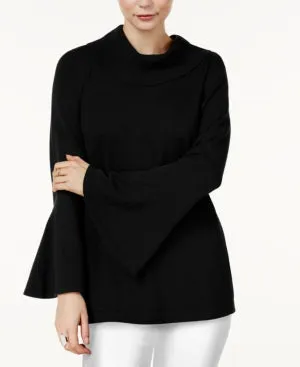 Alfani Cowl-Neck Bell-Sleeve Pullover Sweater Top Multiple Sizes and Colors