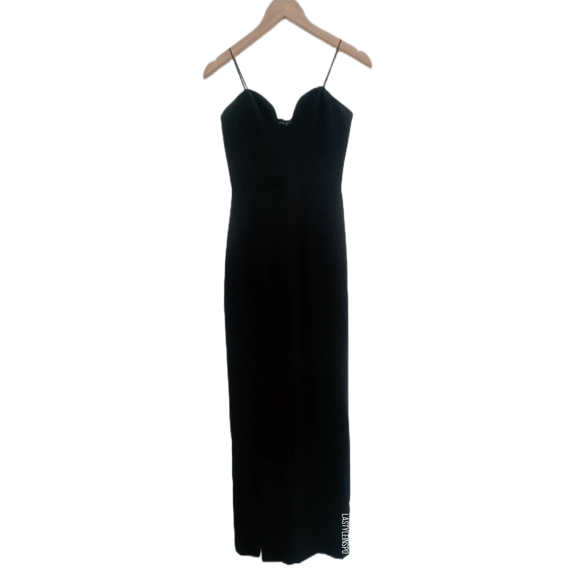 Amanda Uprichard Cherri Gown Maxi Dress in Black Size XS