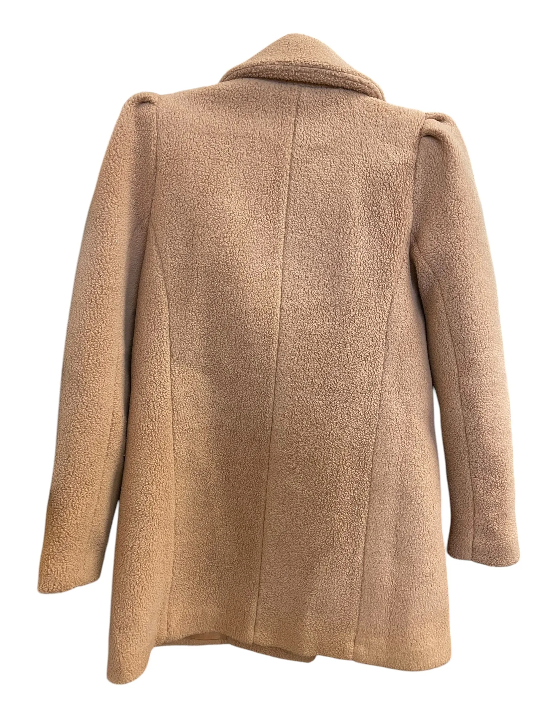 Coat Faux Fur & Sherpa By Clothes Mentor In Brown, Size: M