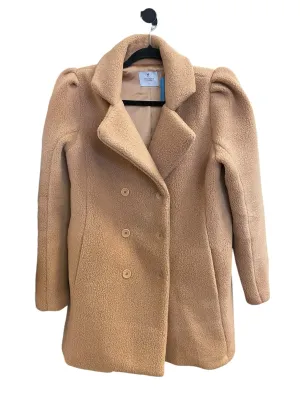 Coat Faux Fur & Sherpa By Clothes Mentor In Brown, Size: M