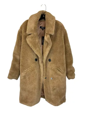 Coat Faux Fur & Sherpa By Kenneth Cole In Brown, Size: S