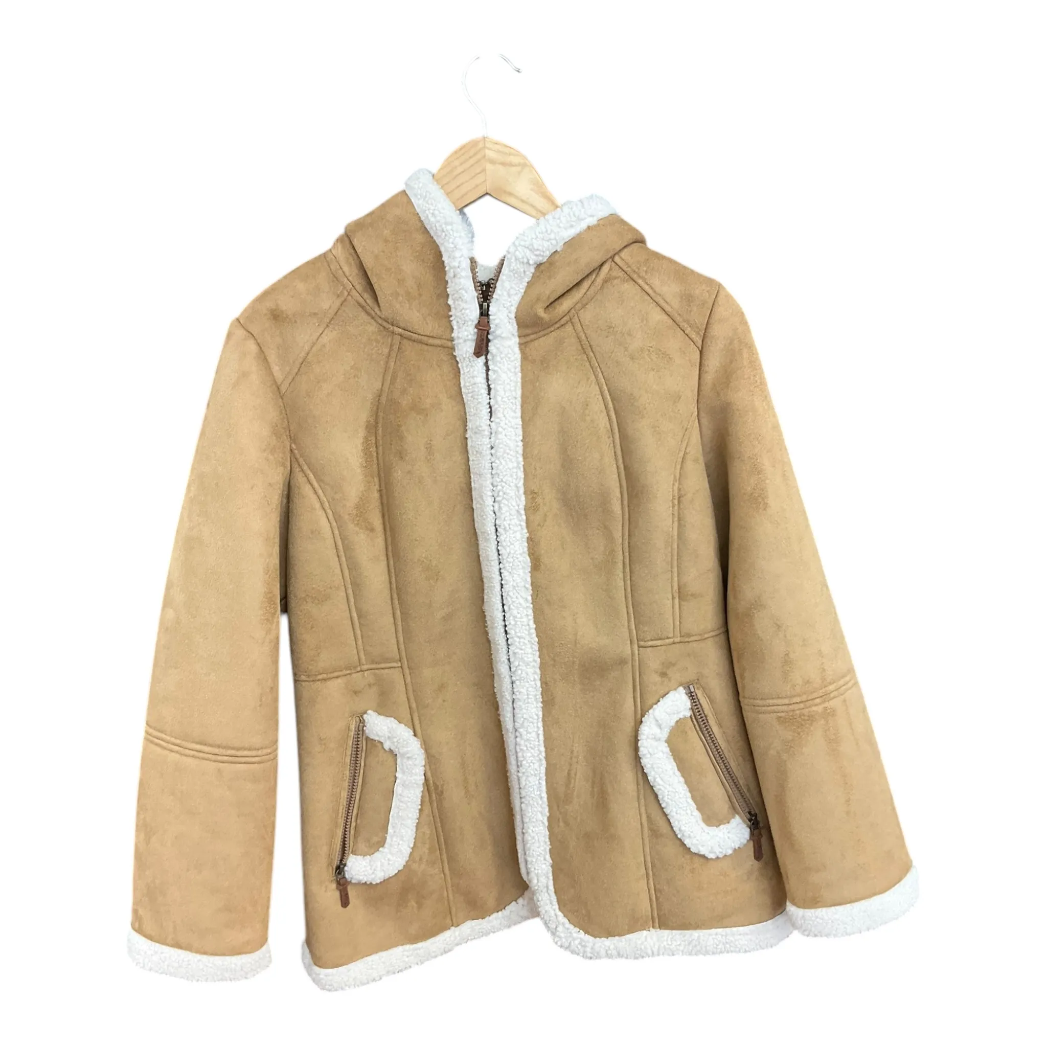 Coat Faux Fur & Sherpa By Koolaburra By Ugg  Size: M