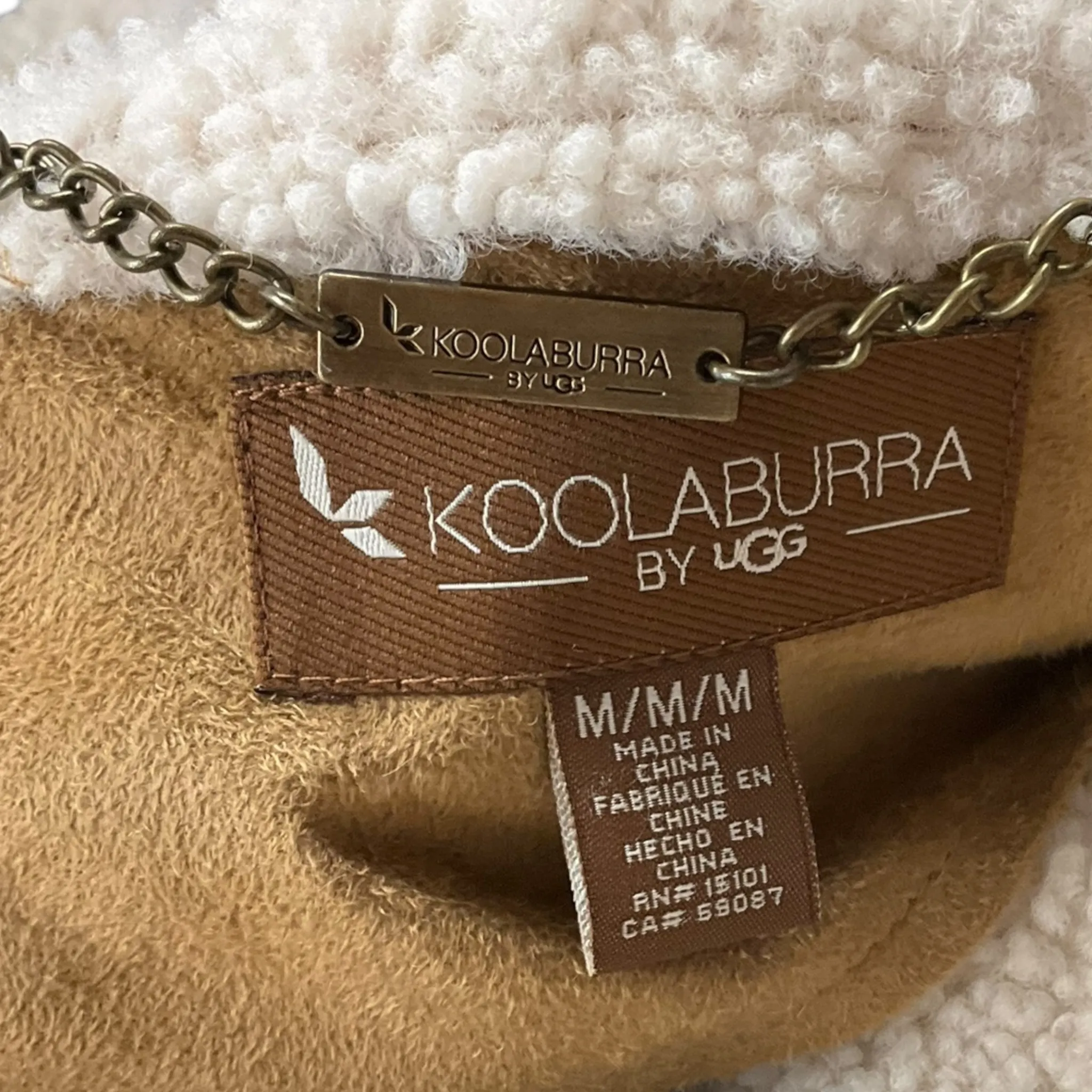 Coat Faux Fur & Sherpa By Koolaburra By Ugg  Size: M