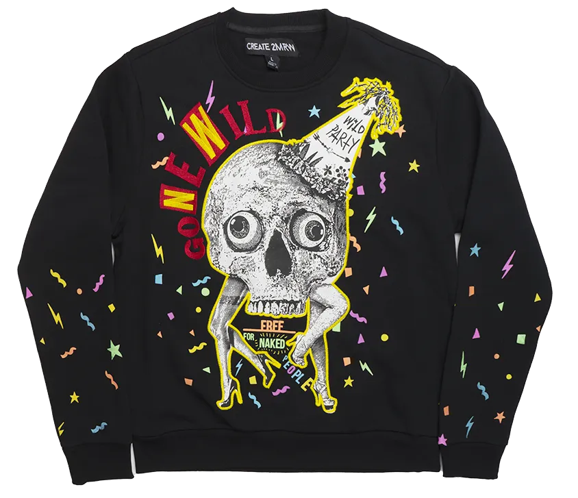 CREATE 2MRW CREWNECK BLACK - CF1240