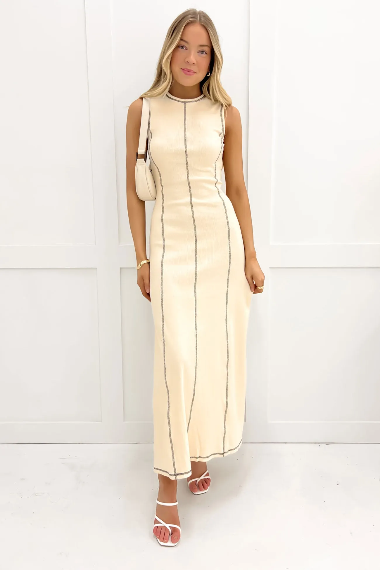 Diego Maxi Dress Beige