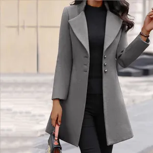 Eliza – Women's Mid-Length Elegant Winter Coat