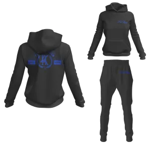 Four Kings Women's V1 Pullover Sweatsuit (Black)