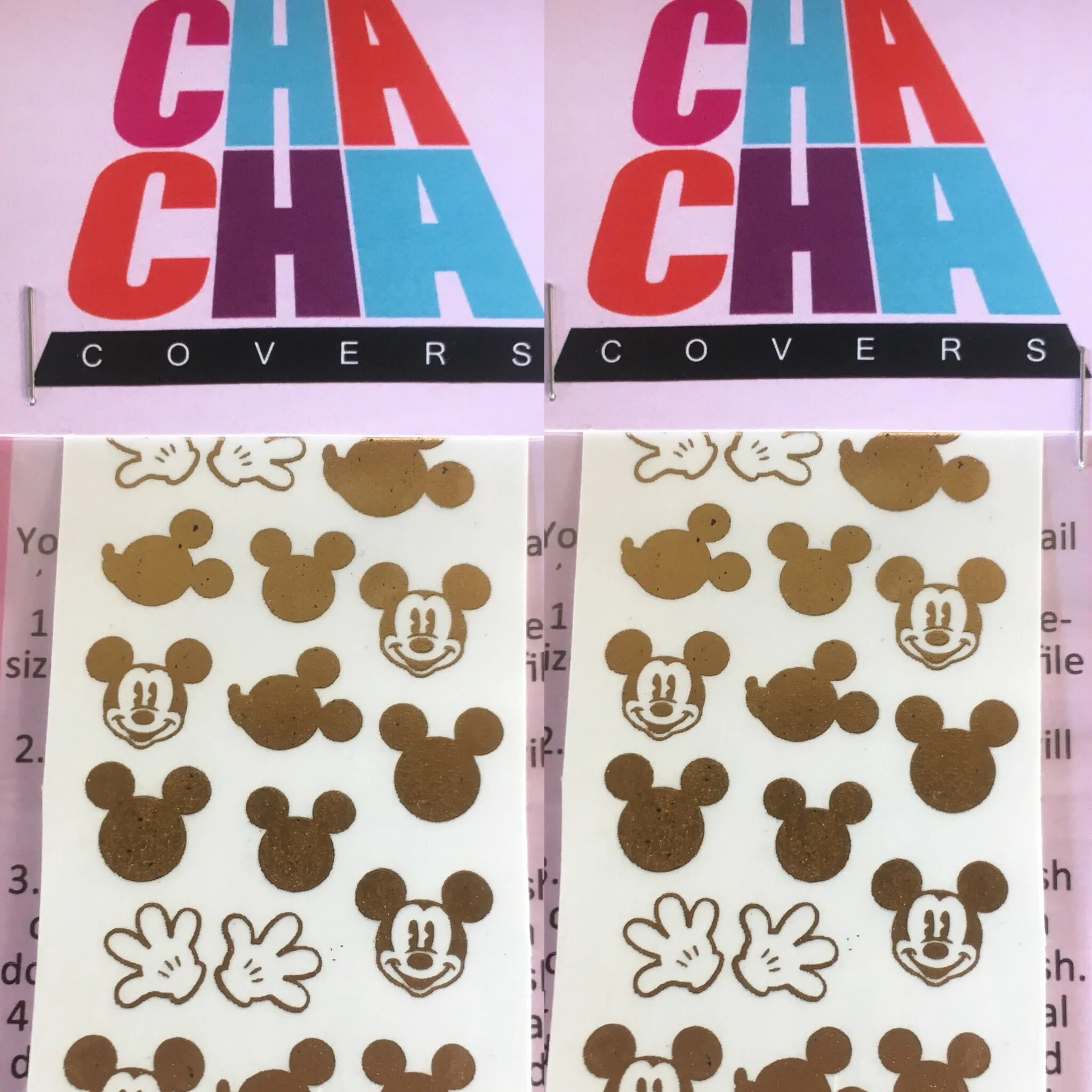 Gold Mickey Mouse