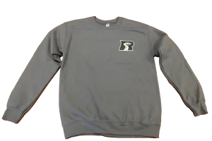 Grey Arizona Rattler Crewneck Pullover