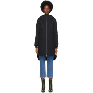 Herno Black Down Gore-TexÃ‚Â® Hooded Coat