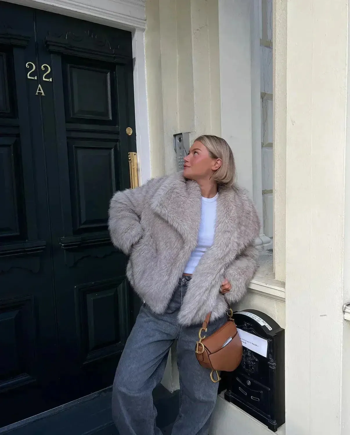 Macy - Faux Fur Coat