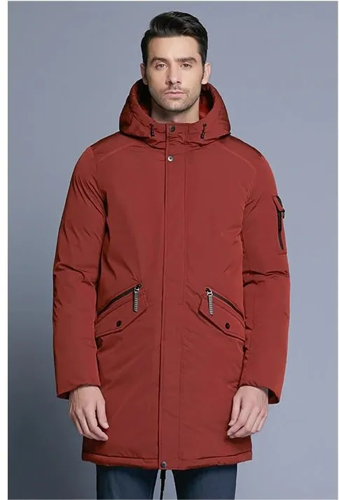 Men's Winter Warm Hooded Down Coat