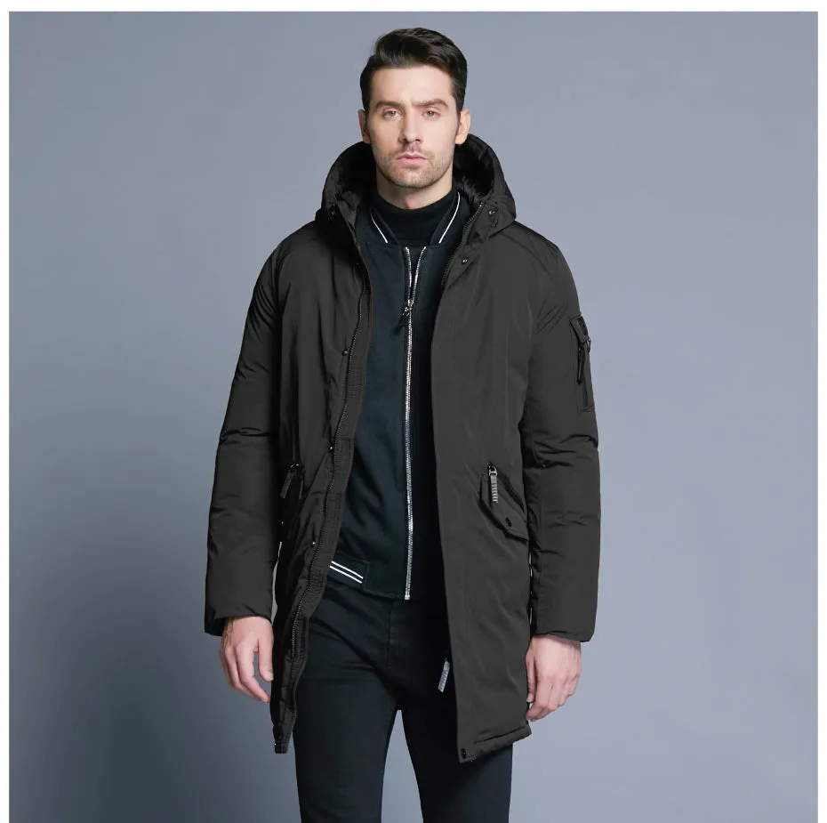 Men's Winter Warm Hooded Down Coat