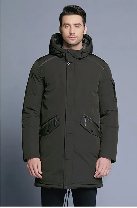 Men's Winter Warm Hooded Down Coat