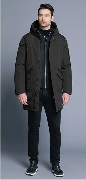 Men's Winter Warm Hooded Down Coat