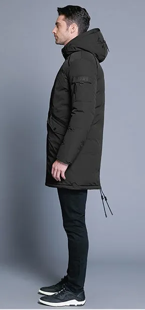 Men's Winter Warm Hooded Down Coat