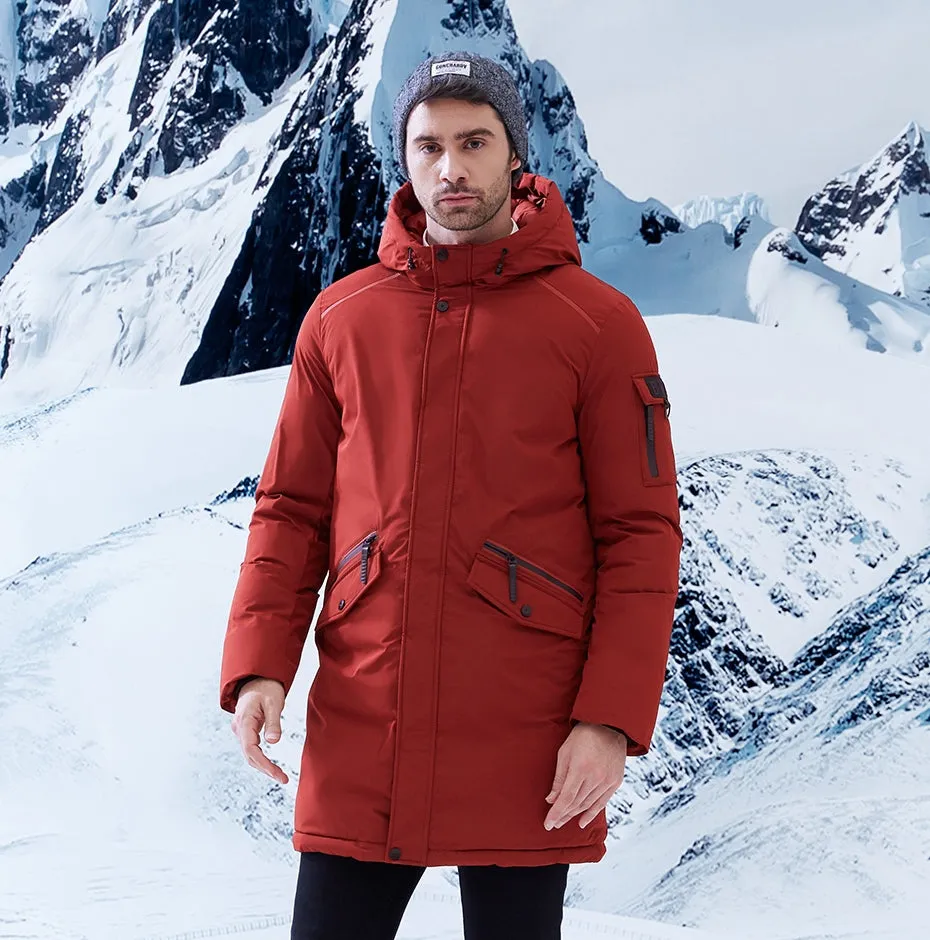 Men's Winter Warm Hooded Down Coat