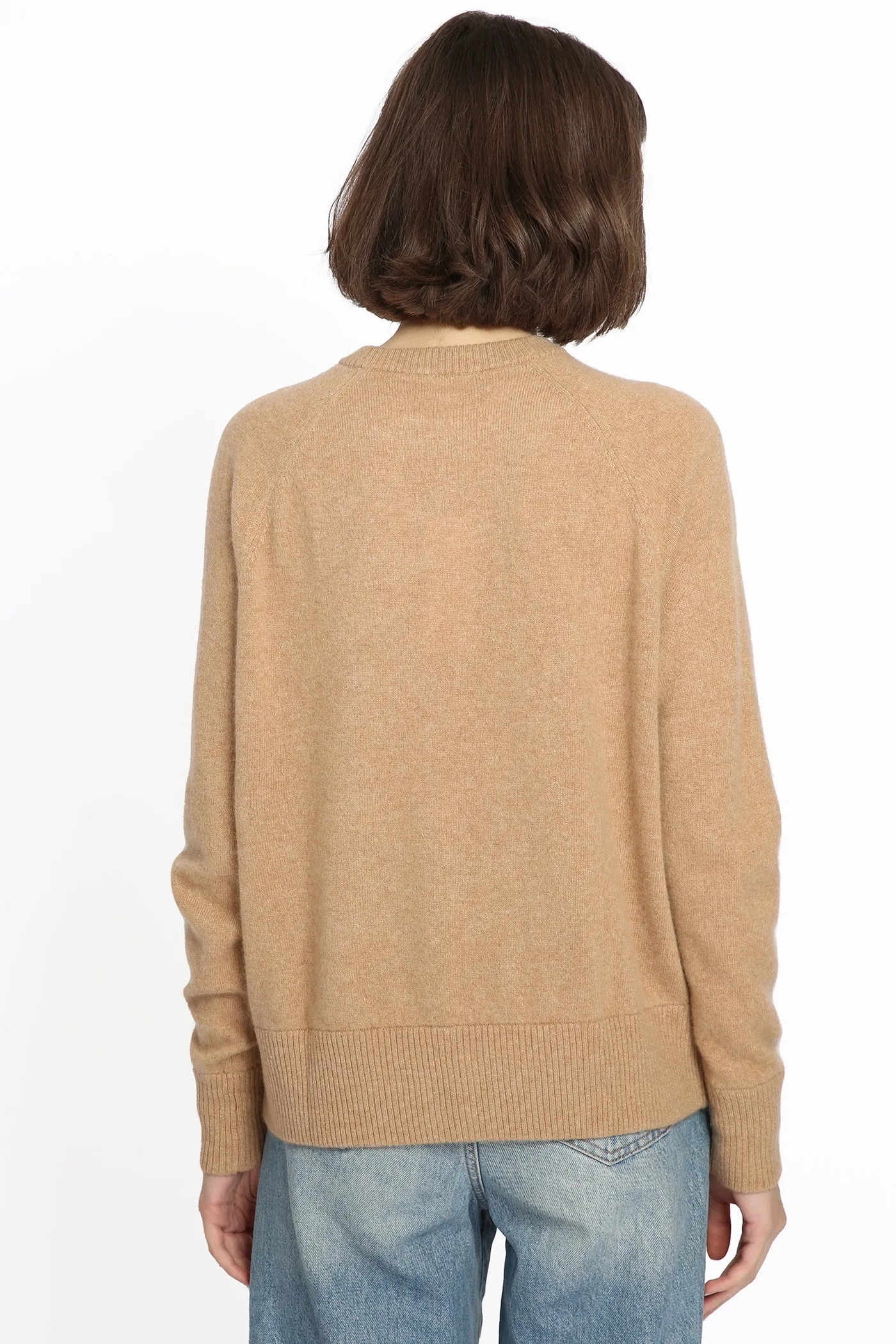 Minnie Rose Cashmere Raglan Pullover