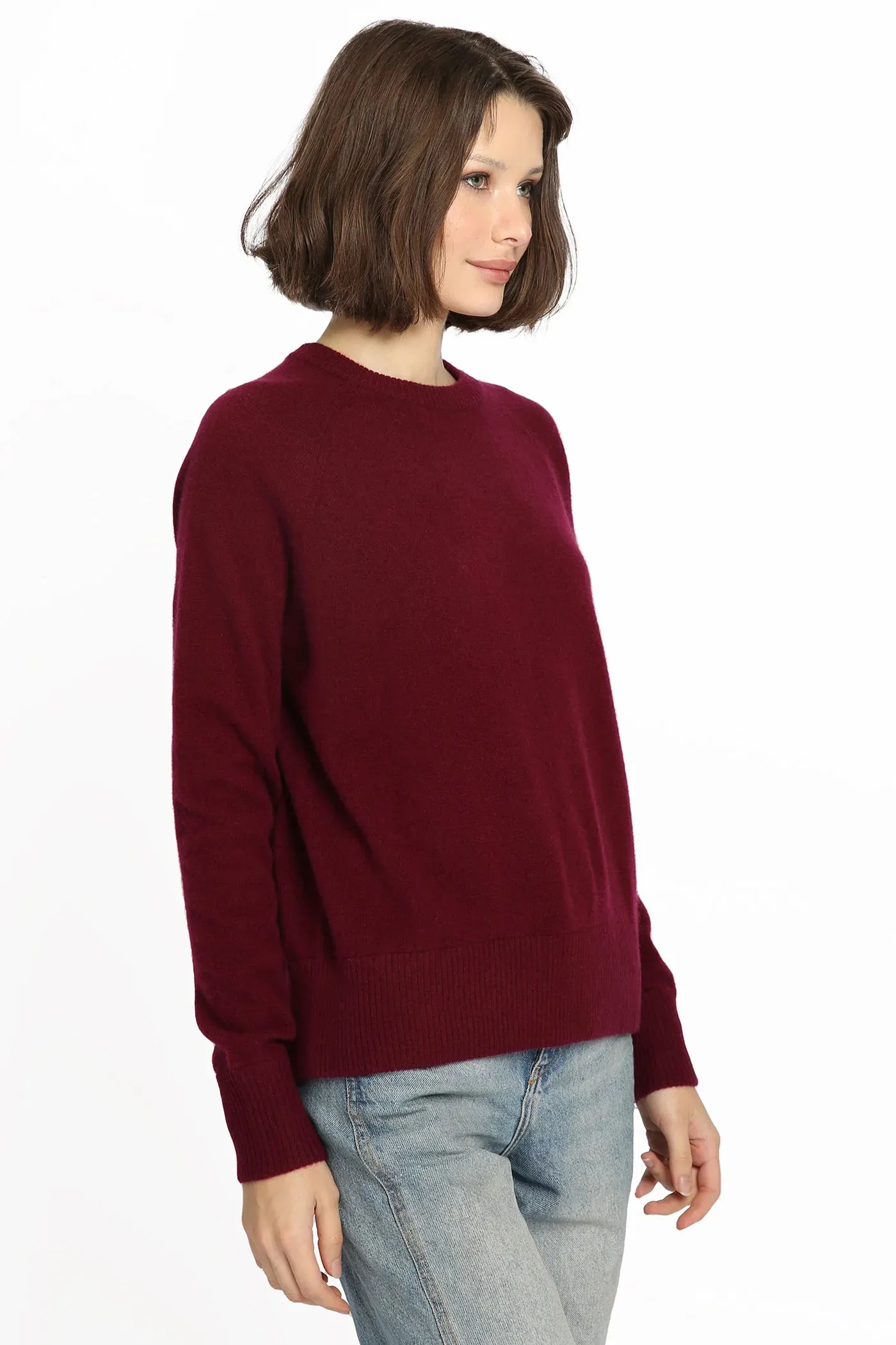 Minnie Rose Cashmere Raglan Pullover