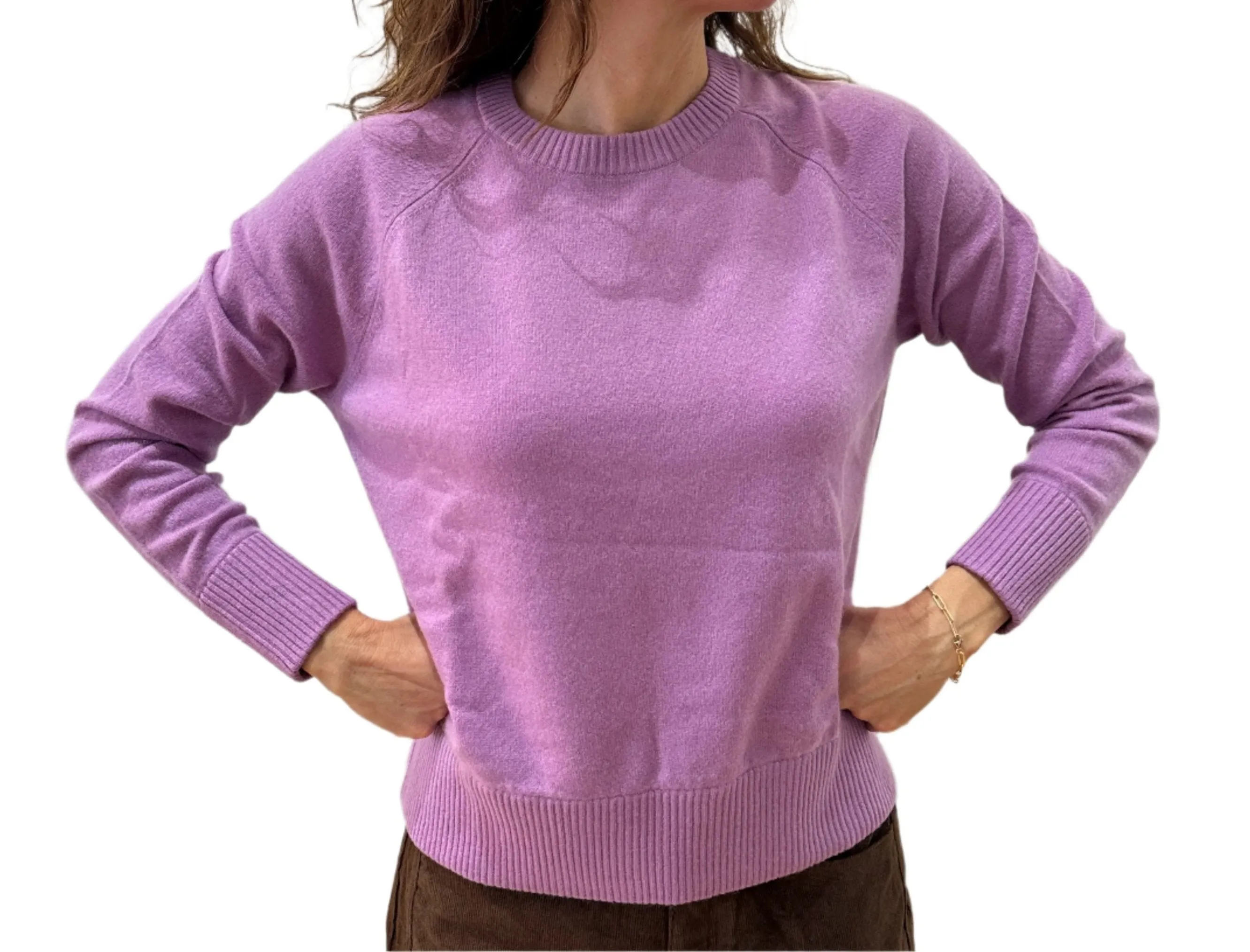 Minnie Rose Cashmere Raglan Pullover