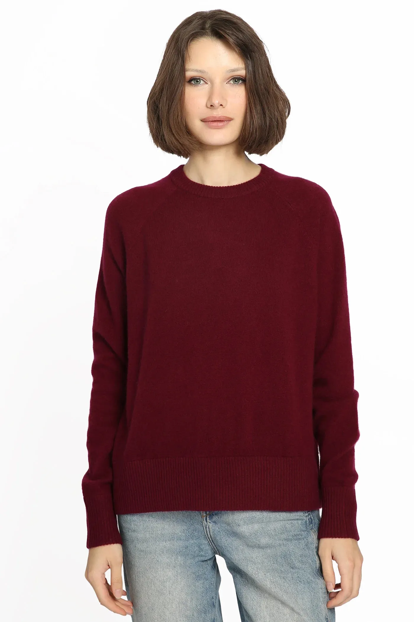 Minnie Rose Cashmere Raglan Pullover