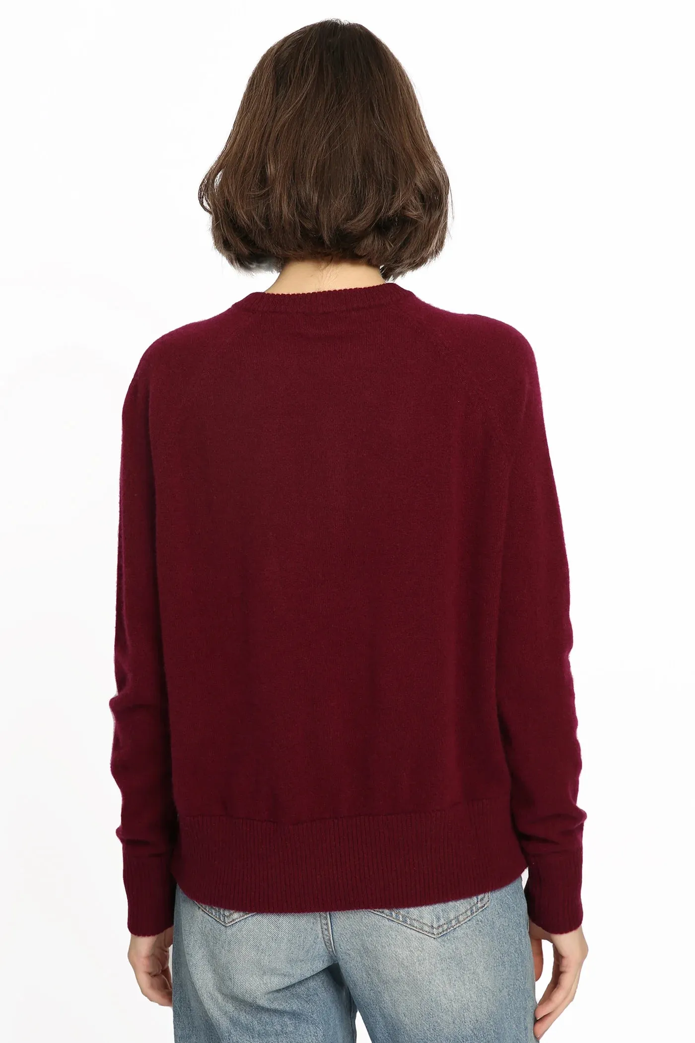Minnie Rose Cashmere Raglan Pullover