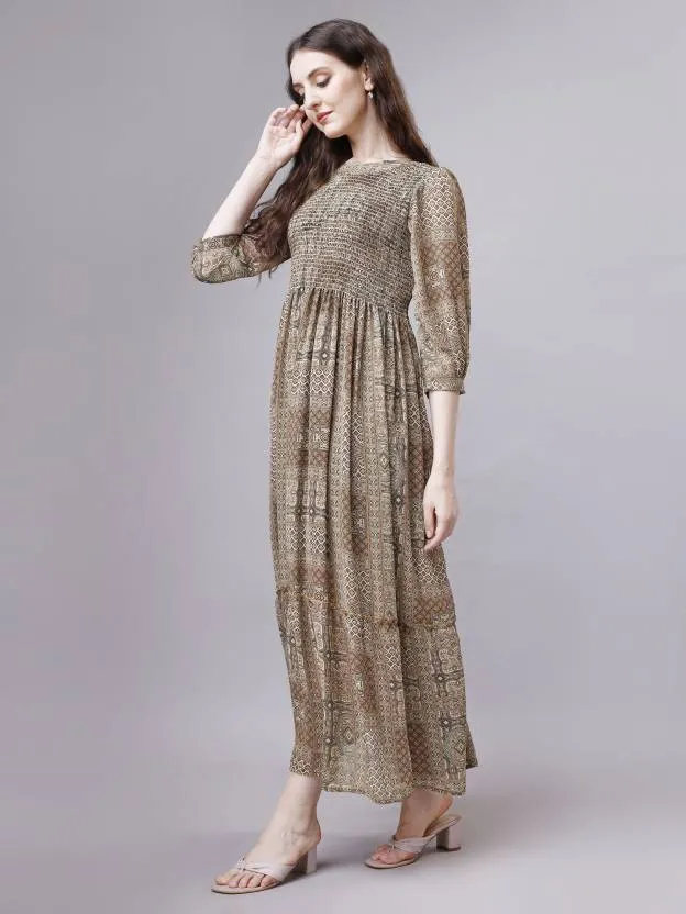 Mocha Majesty Maxi Dress