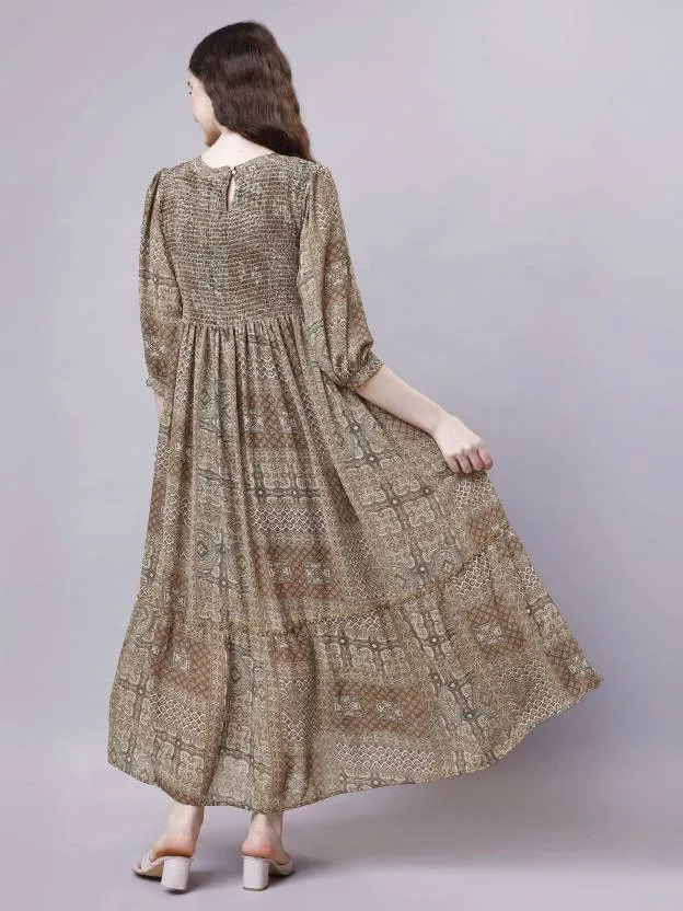 Mocha Majesty Maxi Dress