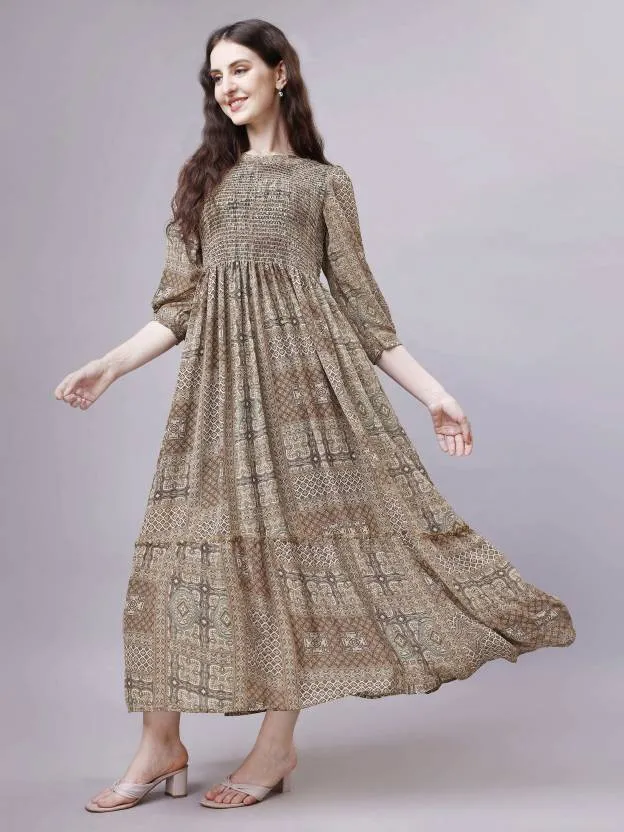 Mocha Majesty Maxi Dress