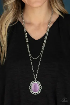 Paparazzi Necklace ~ Endlessly Enchanted - Purple