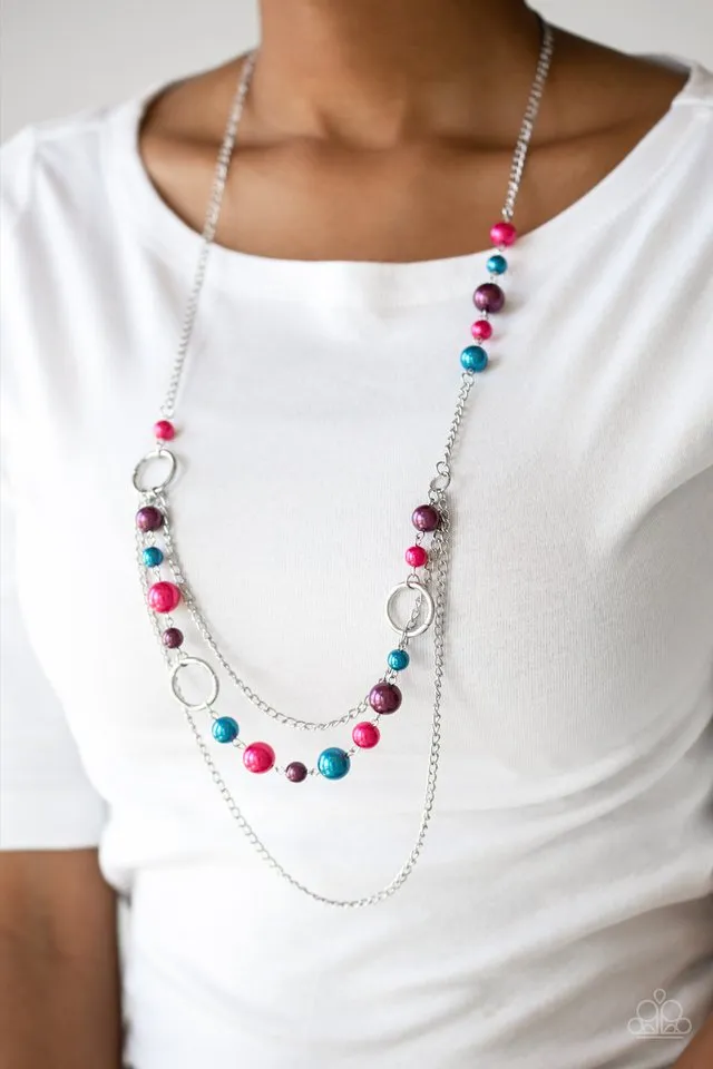 Paparazzi Necklace ~ Party Dress Princess - Multi