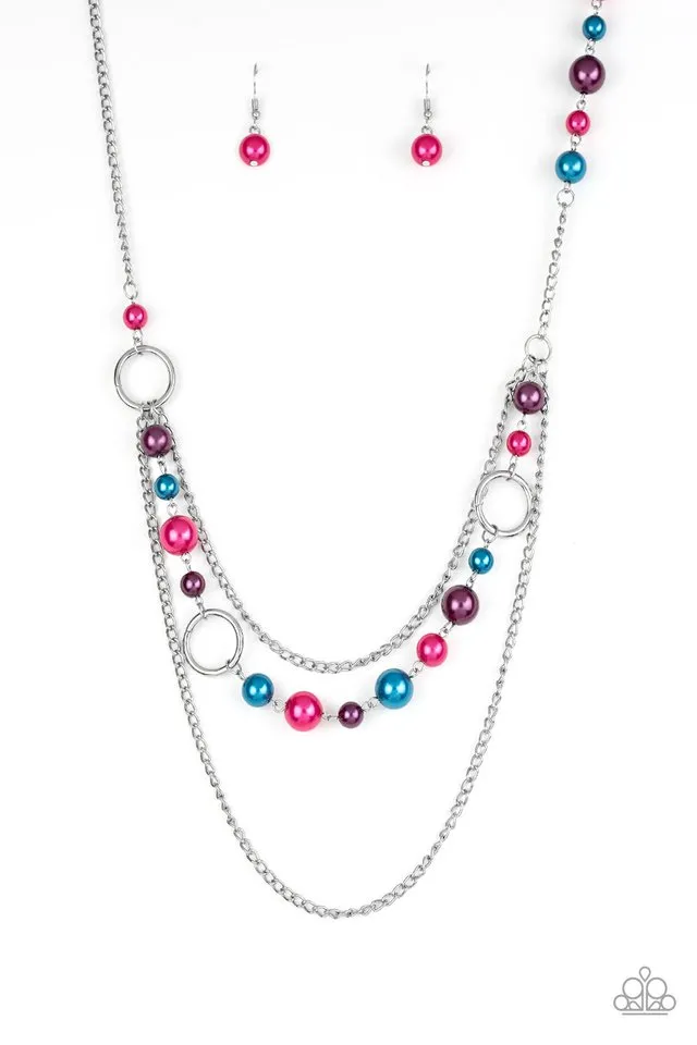 Paparazzi Necklace ~ Party Dress Princess - Multi