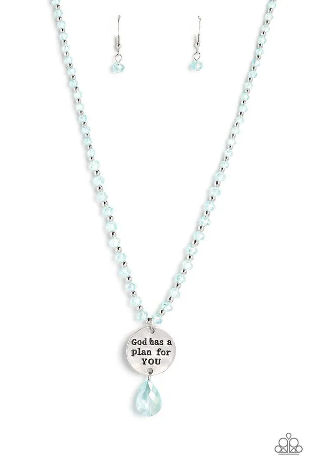 Paparazzi Necklace ~ Priceless Plan - Blue