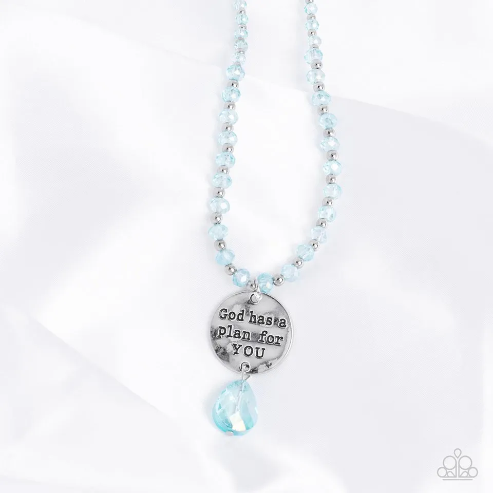 Paparazzi Necklace ~ Priceless Plan - Blue