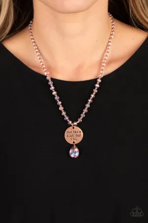 Paparazzi Necklace ~ Priceless Plan - Copper