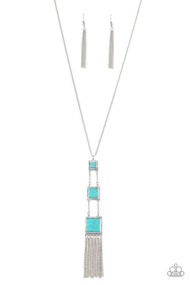 Paparazzi Necklace ~ This Land Is Your Land - Blue