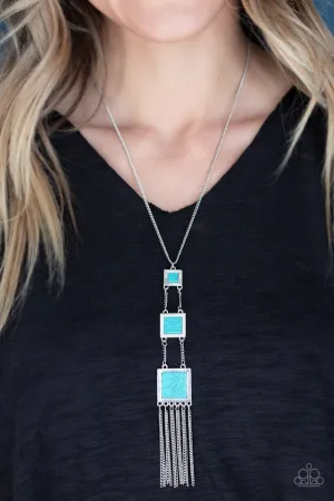 Paparazzi Necklace ~ This Land Is Your Land - Blue