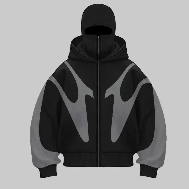 Phantom Shield Zippered Knit Hoodie