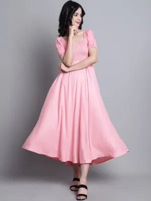 Pink Bliss A-Line Dress