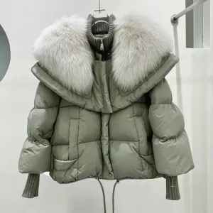 Premium Giovanni Faux Fur Insulated Down Jacket for Ultimate Winter Comfort