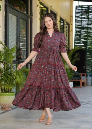 Radiant Blooms Maxi Dress