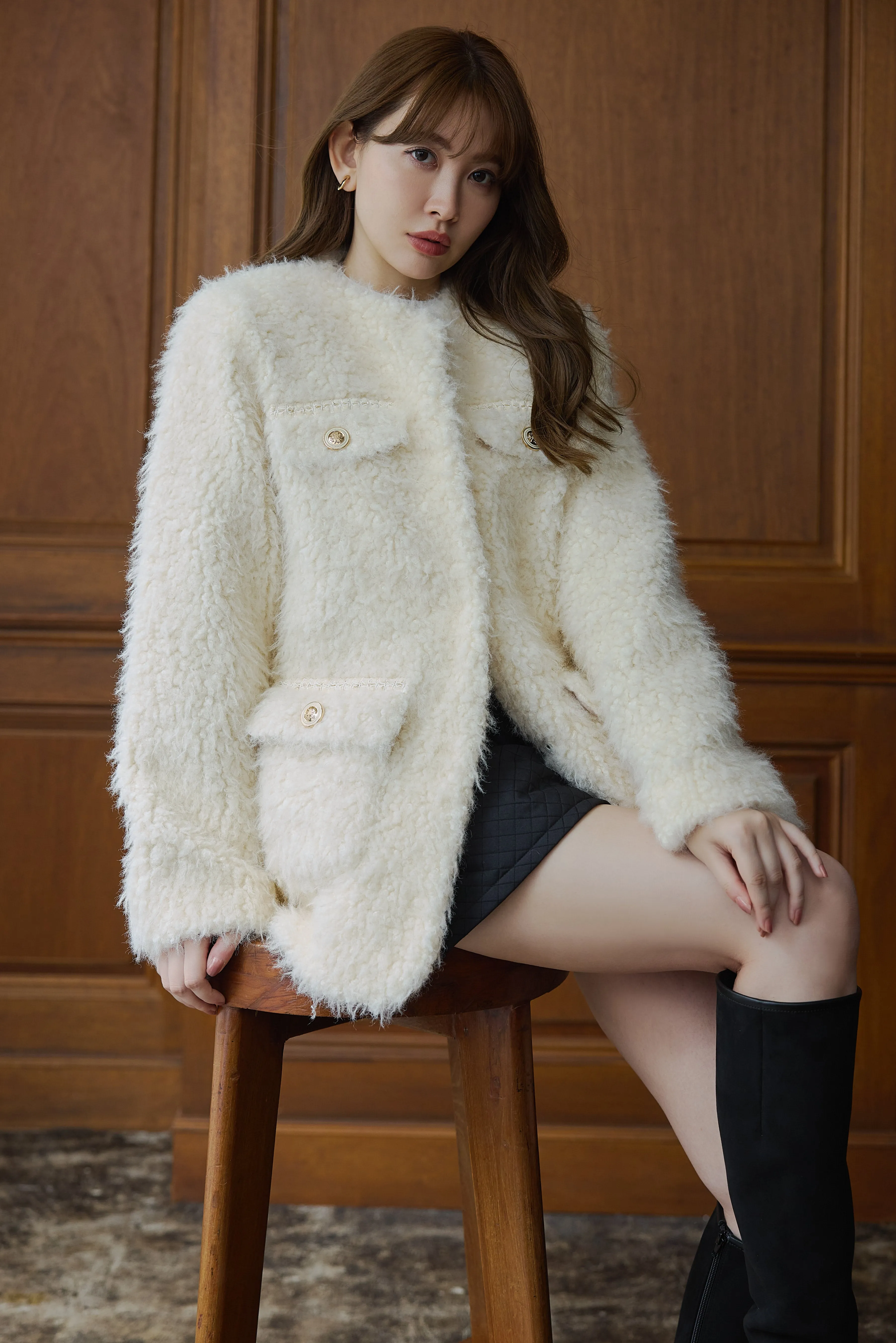 Royal Faux Fur Coat