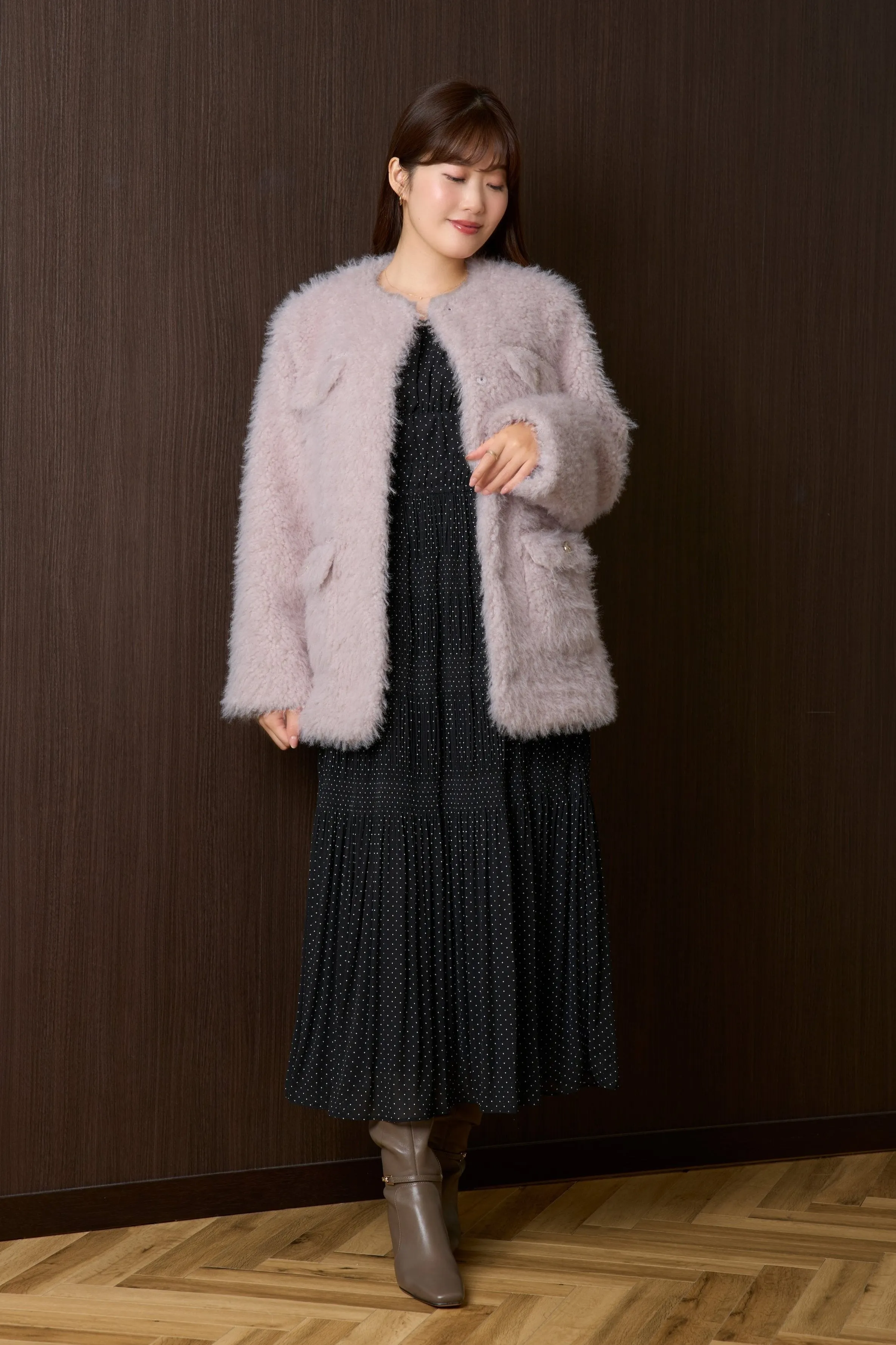 Royal Faux Fur Coat