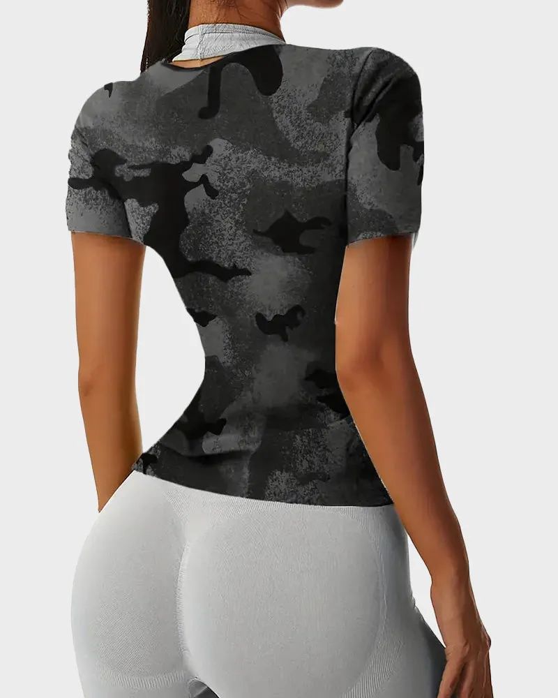 Shesways® Short Sleeve Sauna Sweat Shirt