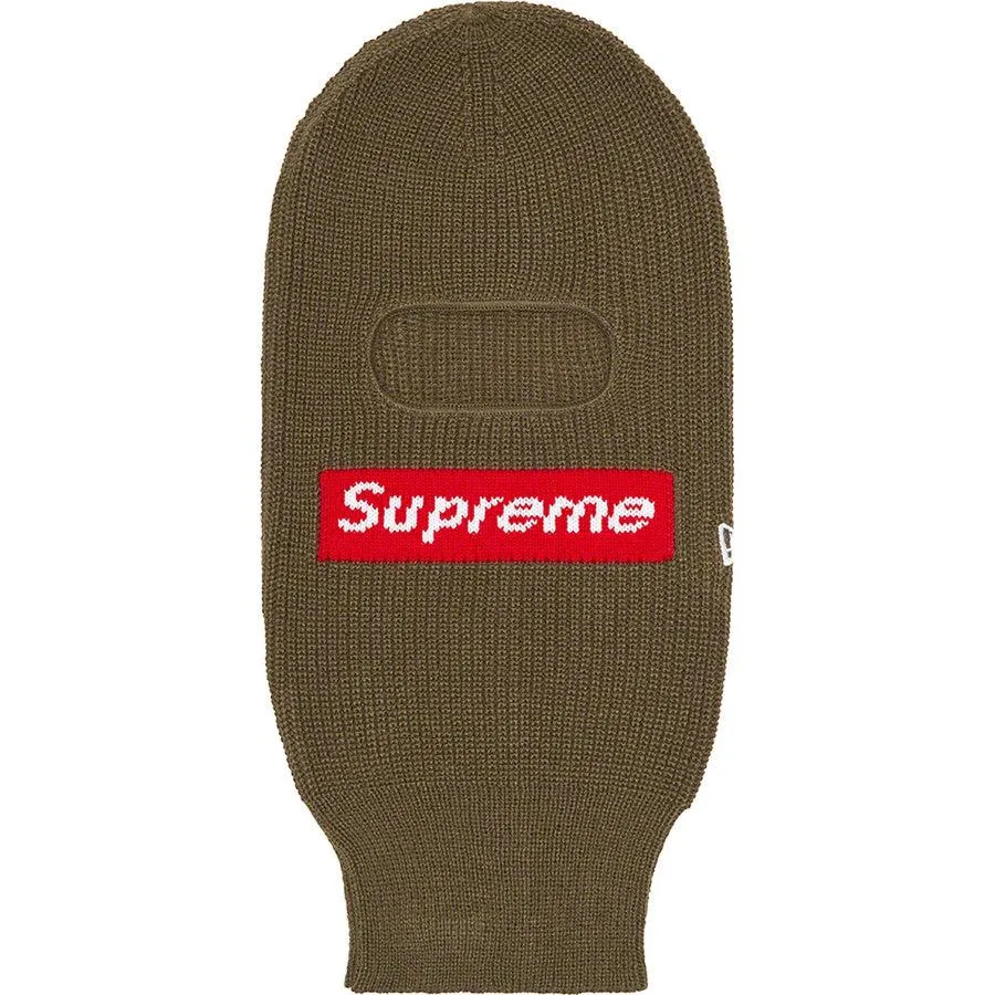 Supreme New Era® Box Logo Balaclava (Olive)