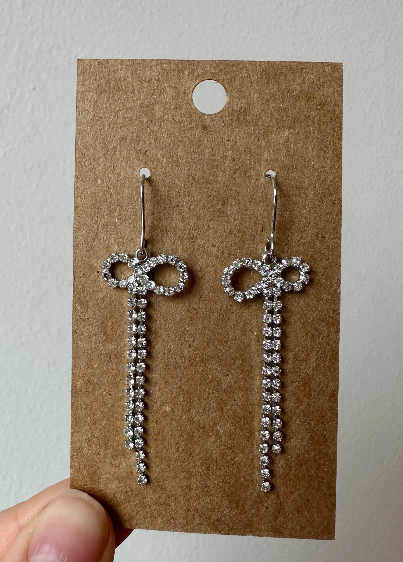 The Dangle Bow Earrings (2 Colors)