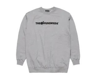 THE HUNDREDS CREWNECK CHARCOAL HEATHER - T17P102119