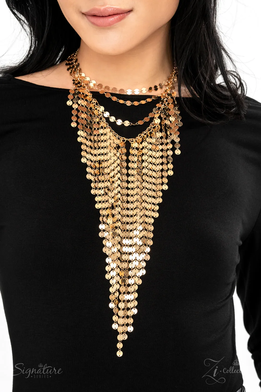 The Suz 2022 Paparazzi Zi Collection - Gold Necklace
