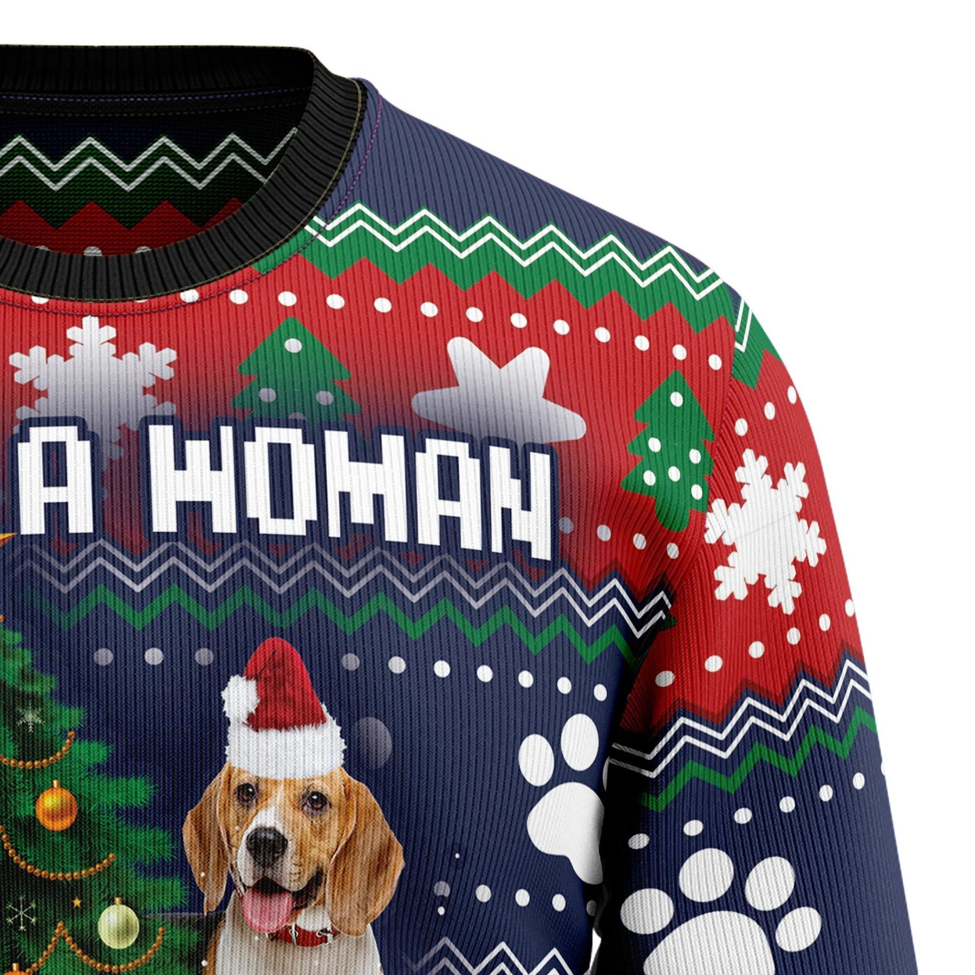 Ugly Sweater JulesRoche All-Over Print Comfortable Holiday Wear
