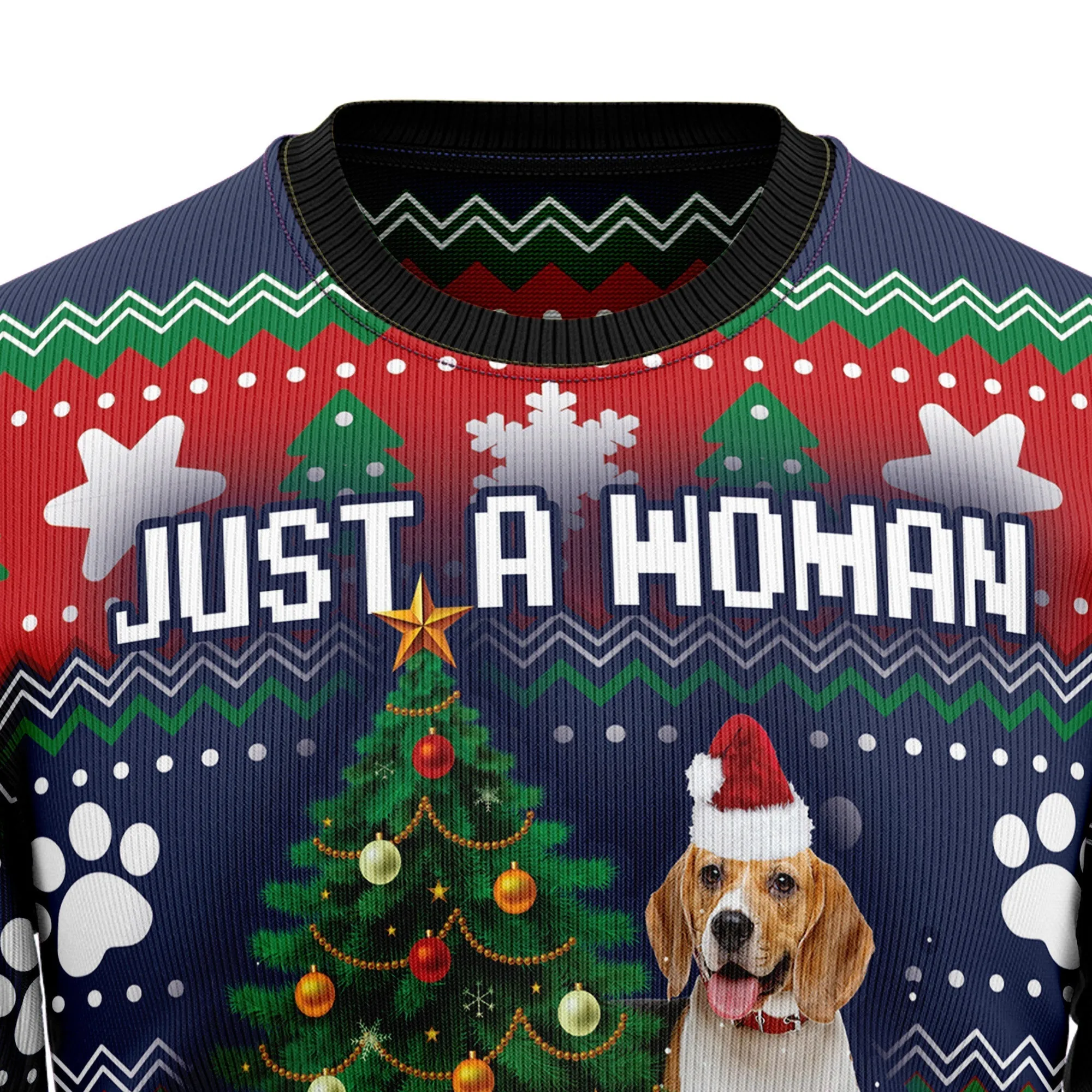 Ugly Sweater JulesRoche All-Over Print Comfortable Holiday Wear
